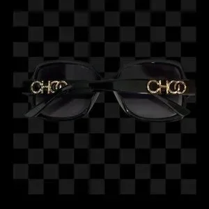 Jimmy Choo Black w Gold Logo  Authentic Sunglasses with Case Jimmy Choo | Accessories | Jimmy Choo Black W Gold Logo  main image 2
